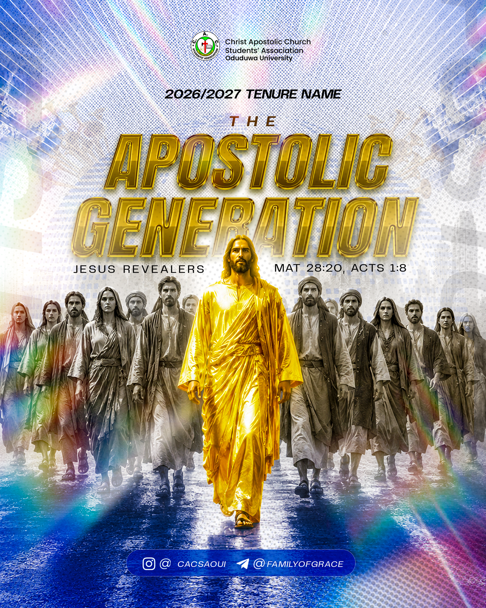 The Apostolic Generation — Jesus Revealers Tenure Flyer